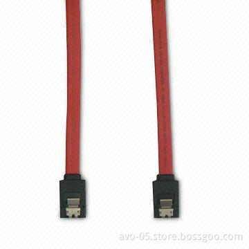 ATA/SATA Cables with Metal Fastener and 8-pin Wire, Supports Speed of up to 150Mbps